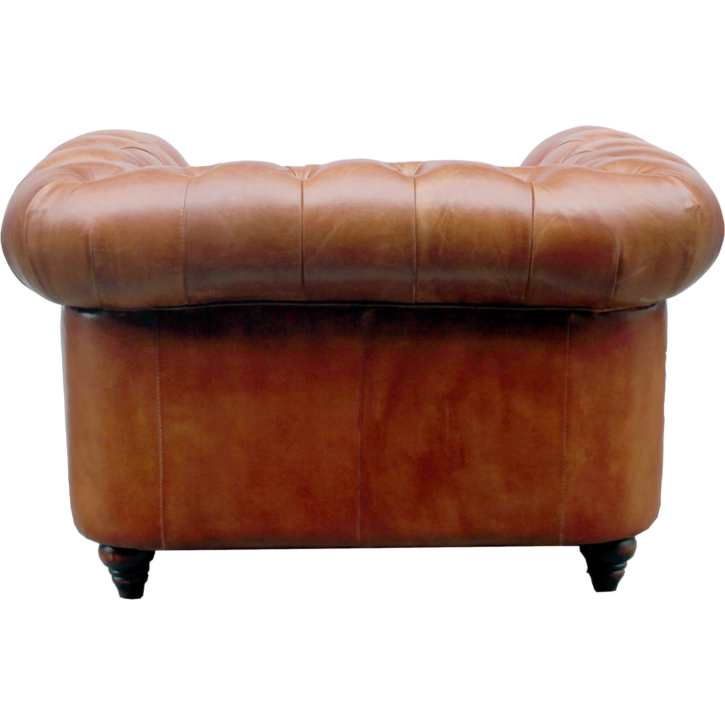 004 SI-2030353 | Additional Silo | Paris Club Chester Bay Chair by Pasargad Home in brown. Made from leather in a transitional style.