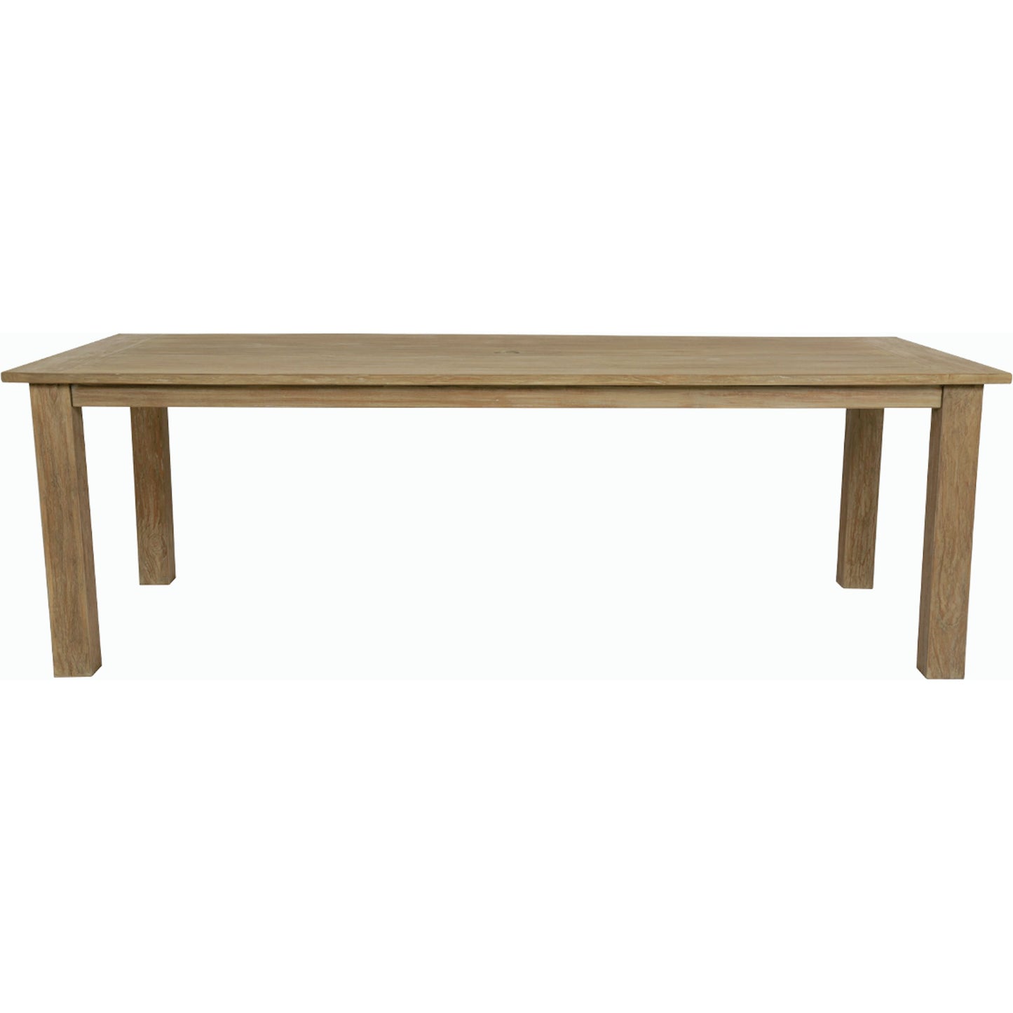 002 SI-2167235 | Additional Silo | Coastal Outdoor Teak 91" Dining Table by Sunset West in teak. Made from teak in a modern style.