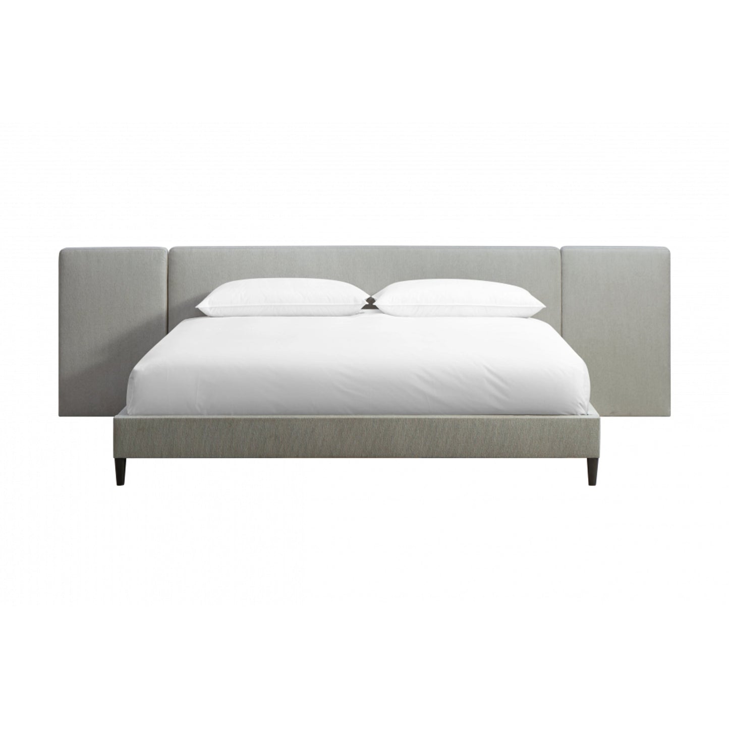 002 SI-2130644 | Primary Silo | Zest Upholstered Bed with Wings by Zest. Made from rubberwood, fabric in a modern style.