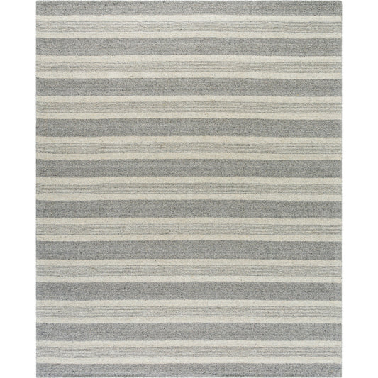 Romano Rug - 484836 by Surya in charcoal, ivory, slate gray. Made from wool in a unique style.
