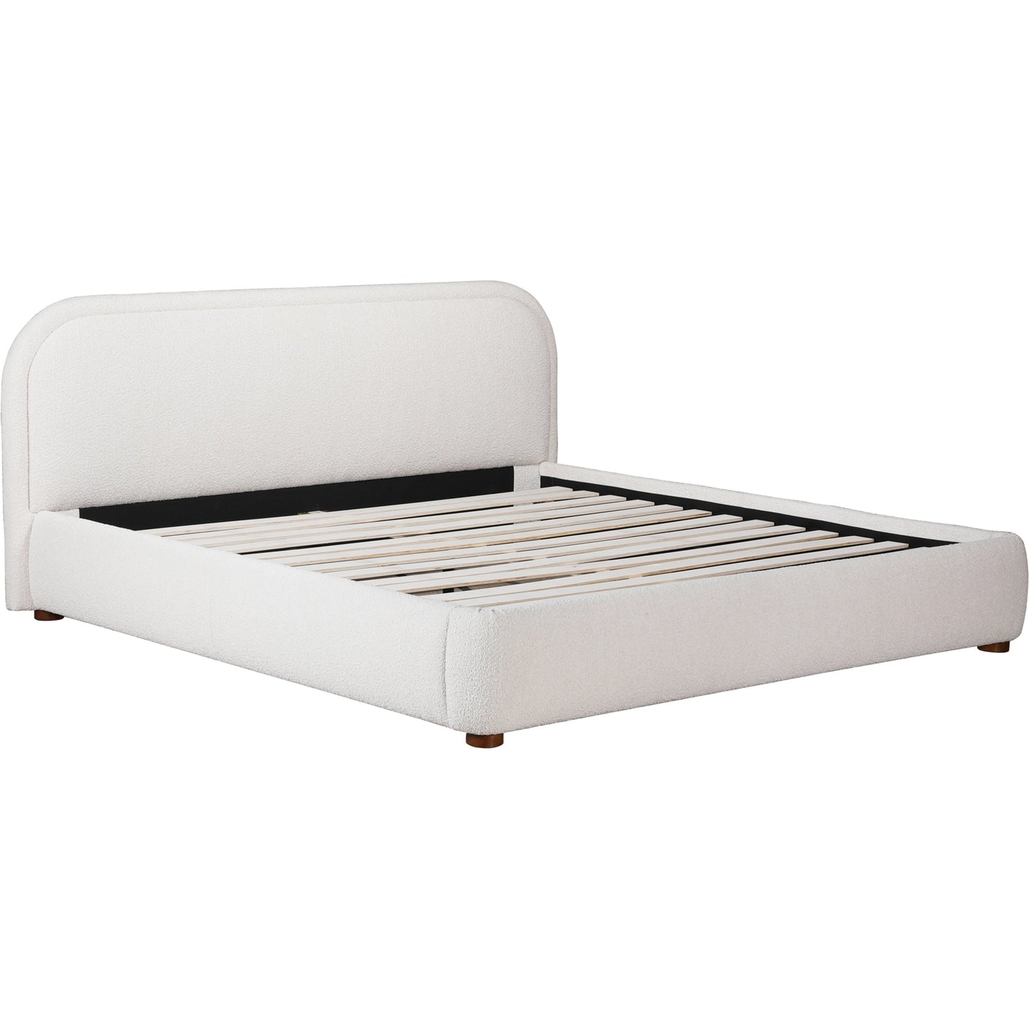011 SI-2121897 | Additional Silo | Colin Bed by Moe's Home Collection in oatmeal. Made from upholstery: 100% polyester, solid pine frame, plywood, mdf, foam in a modern style.
