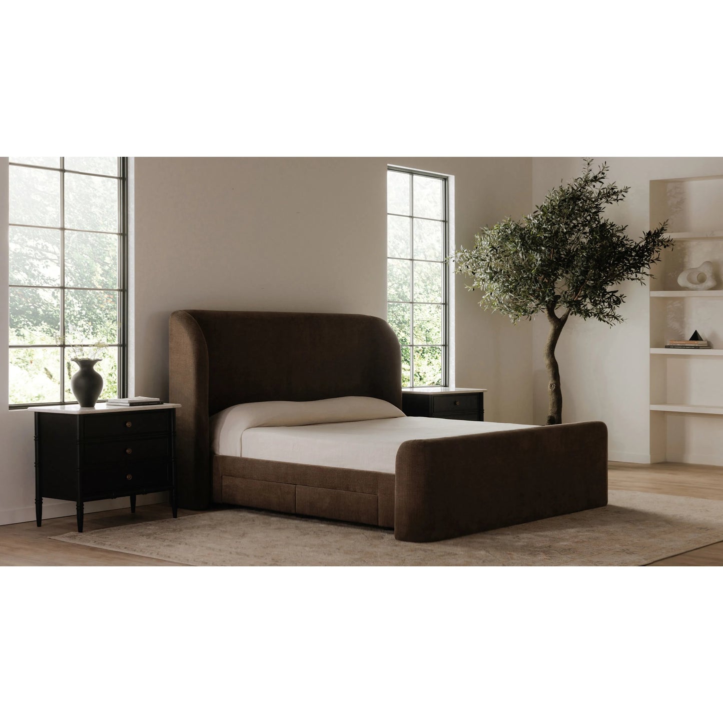 035 SI-2254029 | Lifestyle | Sophia Bed by Moe's Home Collection. Made from unique in a transitional style.