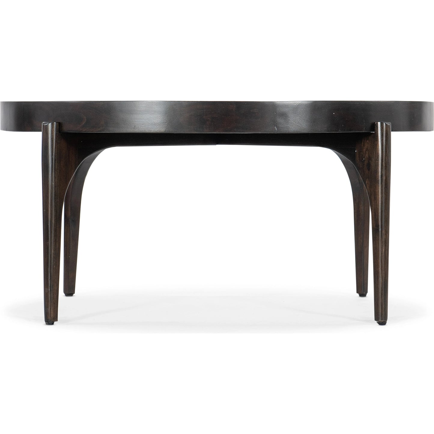 002 SI-2029054 | Additional Silo | Commerce & Market Round Cocktail Table by Hooker Furniture in dark natural. Made from clean acacia solids in a modern style.