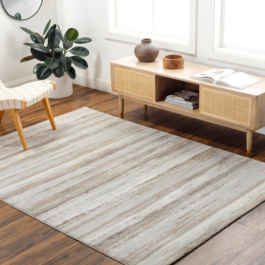 Roma Rug - 34070 by Livabliss in light gray, cream, light brown, medium green, brown, charcoal. Made from face: 100% polypropylene, warp: 100% jute in a unique style.