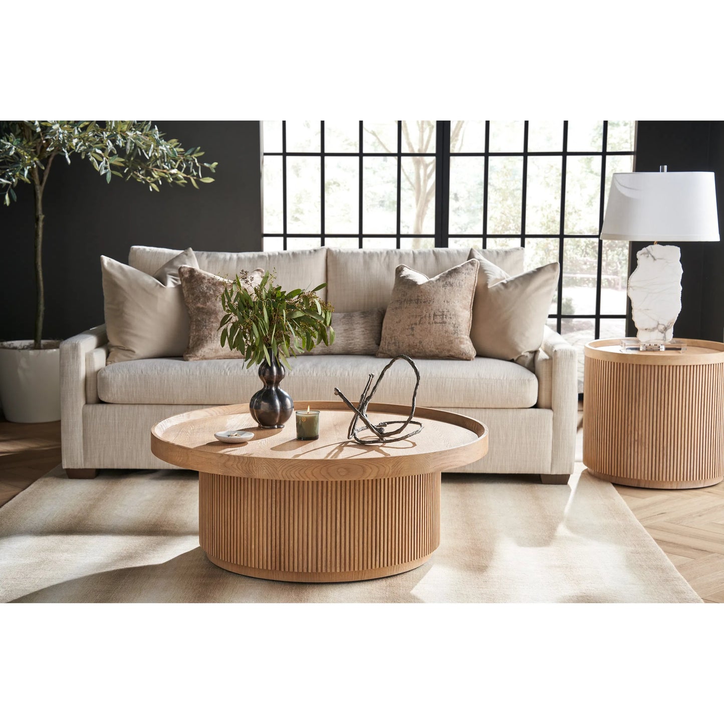 002 SI-2195648 | Closeup | Modern Lumi Side Table by Universal Furniture in natural oak. Made from unique in a unique style.