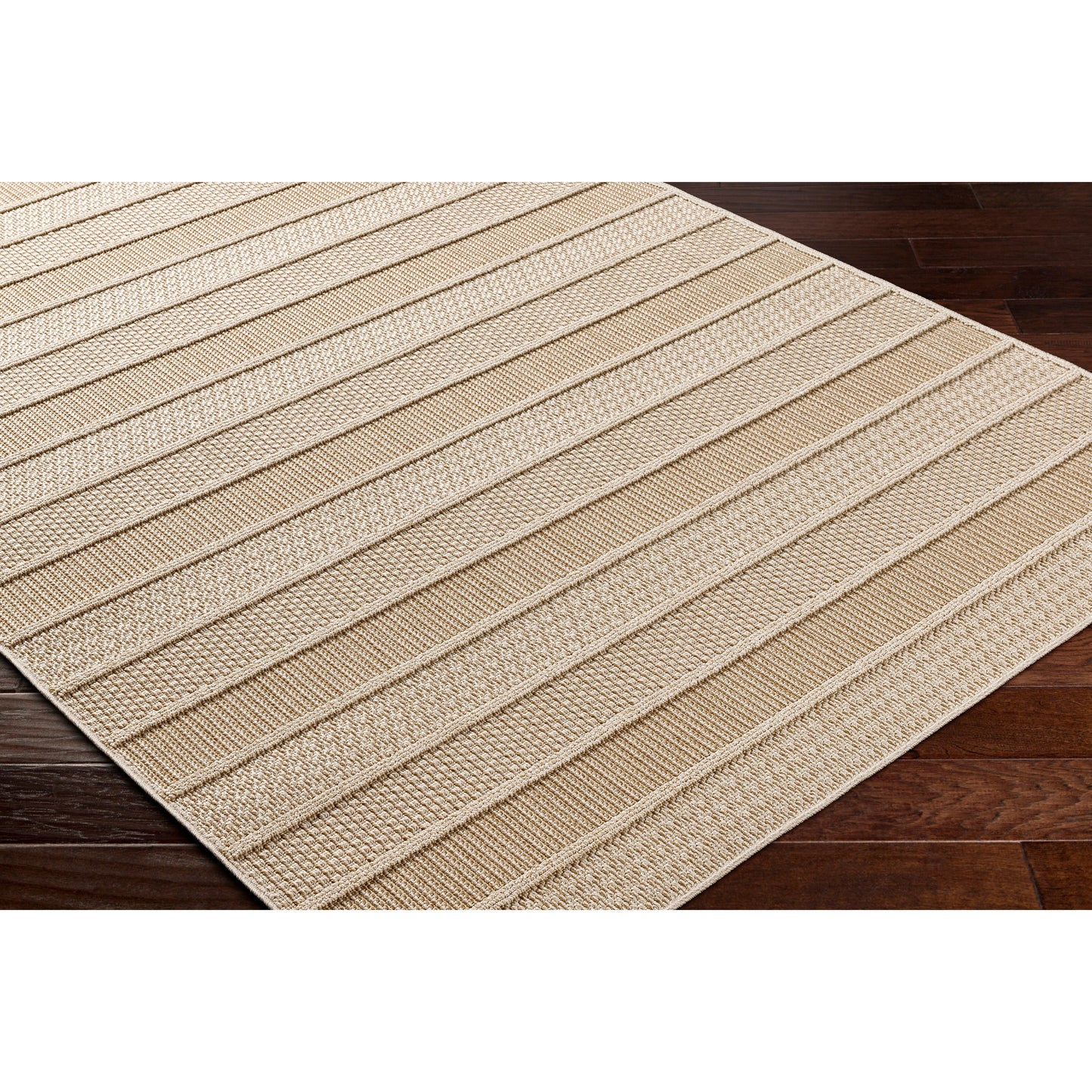 003 SI-1948904,SI-1948905,SI-1948906,SI-1948907 | Closeup | Rockport Rug - 32952 by Livabliss in ivory, tan. Made from 100% polypropylene in a unique style.
