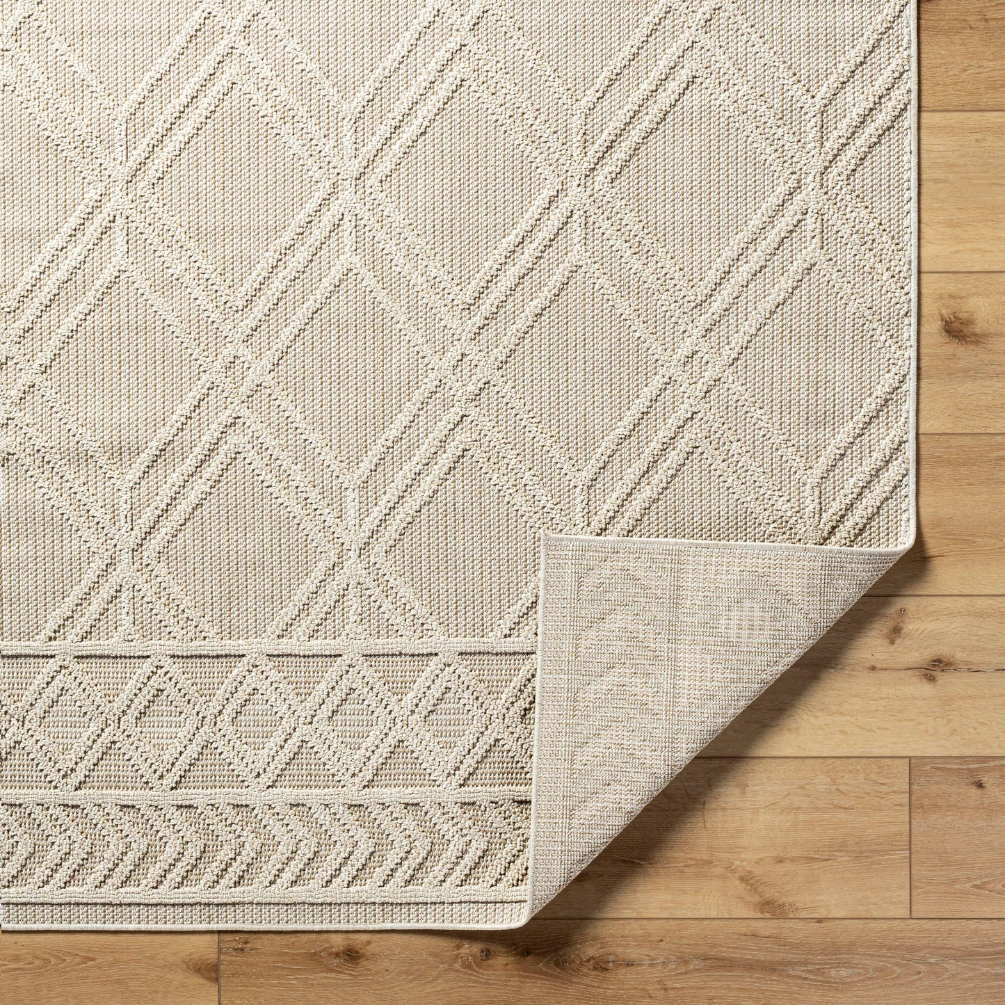 005 SI-1948920,SI-1948921,SI-1948922,SI-1948923 | Closeup | Rockport Rug - 32954 by Livabliss in ivory, tan. Made from 100% polypropylene in a unique style.