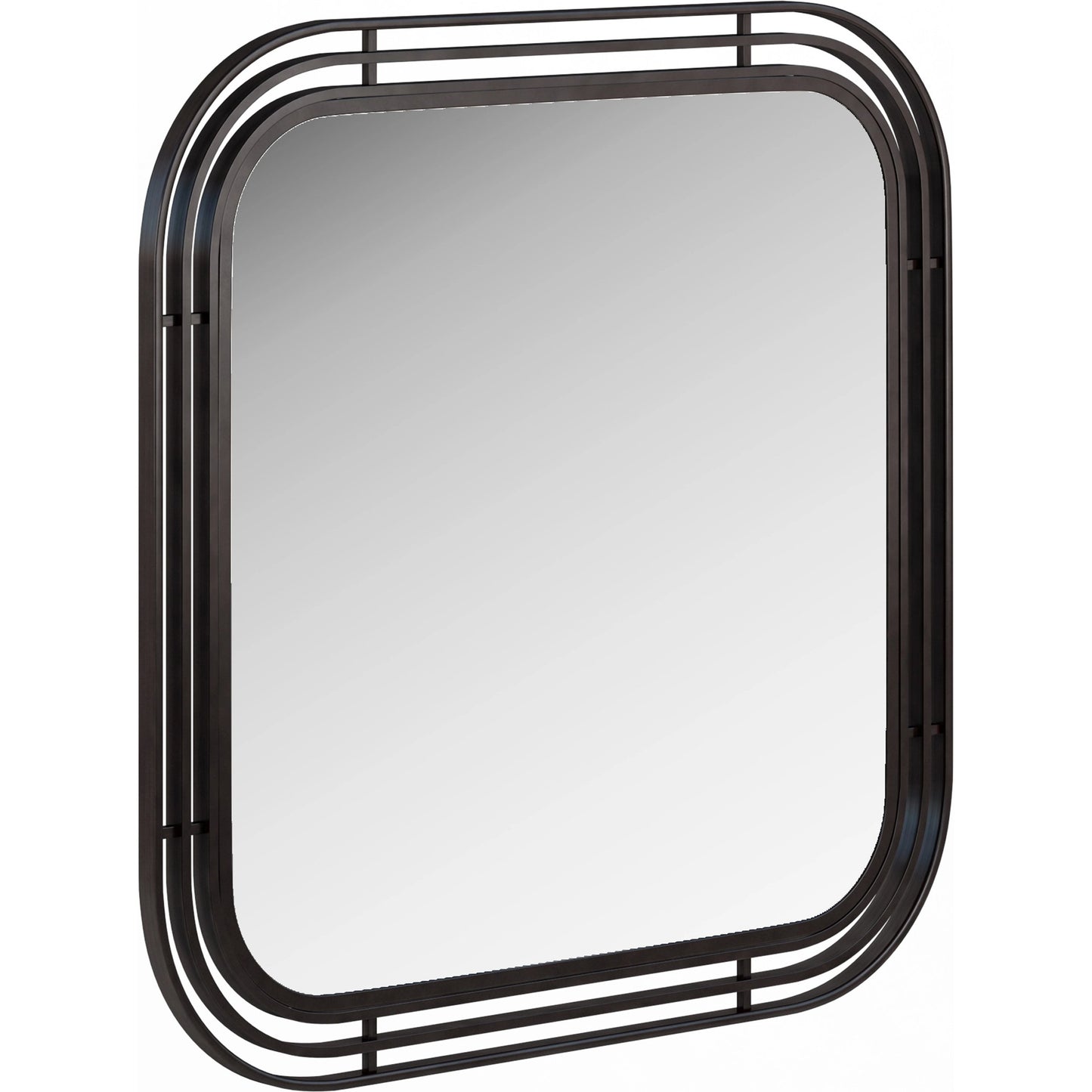 001 SI-2065180 | Additional Silo | Portico Square Mirror by A.R.T. Furniture in matte black. Made from steel, glass in a modern style.