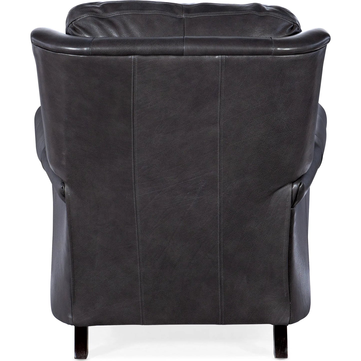 003 SI-2379449 | Additional Silo | Richardson High Leg Reclining Lounger by Bradington-Young by Hooker Furniture in charcoal and plantation. Made from leather in a unique style.