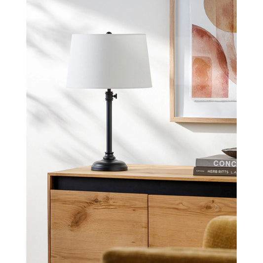 Roslin Accent Table Lamp - 535768 by Livabliss. Made from iron, linen, polystyrene in a modern style.
