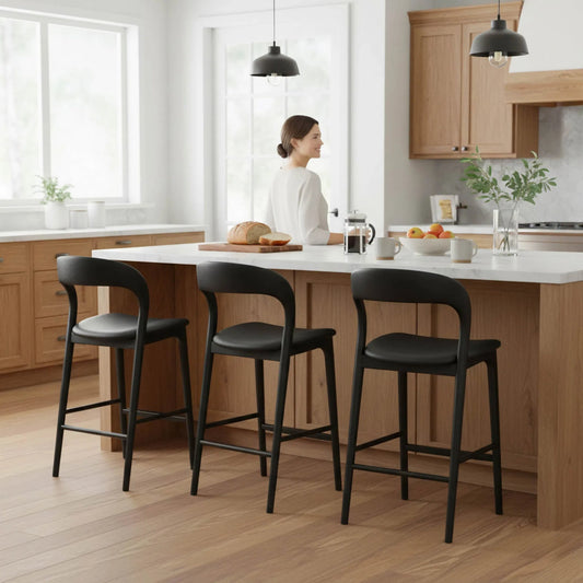 Rotondo Counter Stool by LH Imports. Made from unique in a transitional style.