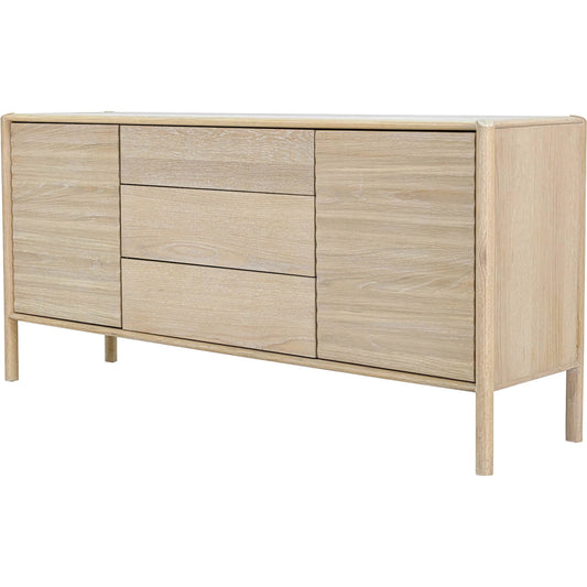001 SI-2527547 | Primary Silo | Runway Sideboard by LH Imports in light oak. Made from oak in a unique style.