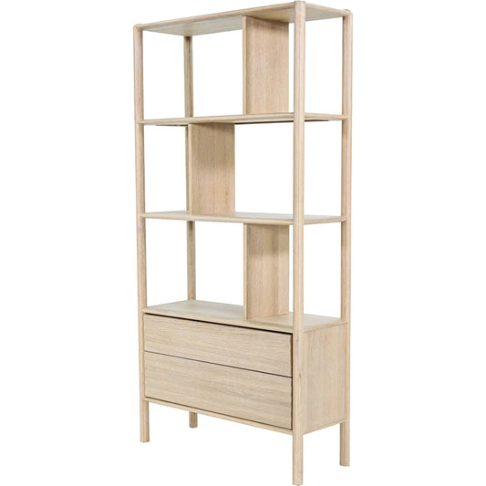 001 SI-2527552 | Primary Silo | Runway Bookcase by LH Imports in light oak. Made from oak in a unique style.