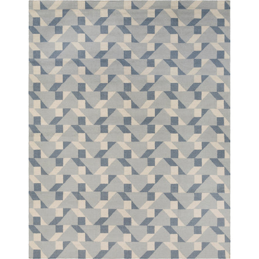 001 70290-25670 | Primary Silo | Rivington RVT-5015 Indoor/Outdoor Rug by Surya in slate, denim, ivory. Made from 100% wool in a unique style.