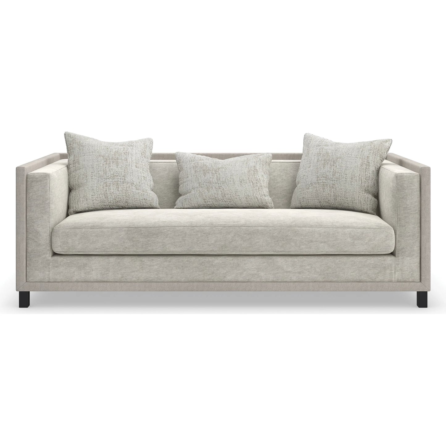 009 SI-2193909 | Additional Silo | Tuxedo Sofa by Caracole in brushed deep bronze. Made from unique in a unique style.