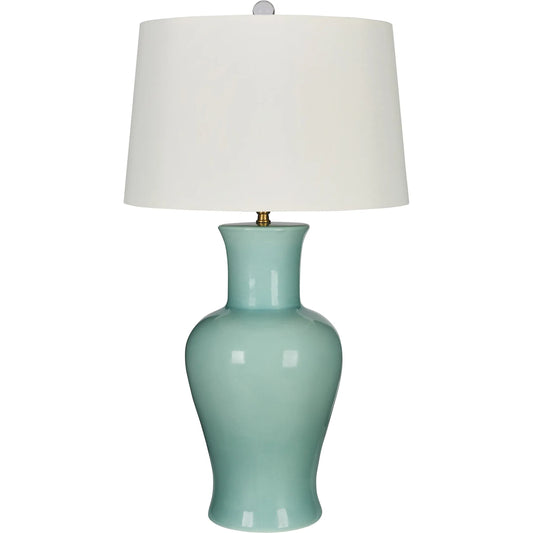 Amelie Verde Basic Lamp by Bradburn Home. Made from ceramic in a eclectic & global style.
