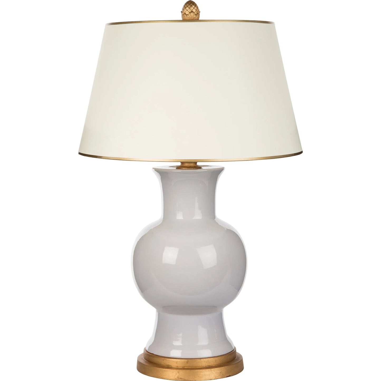001 SI-2334123 | Primary Silo | Juliette Lavender Lamp by Bradburn Home. Made from ceramic in a modern style.