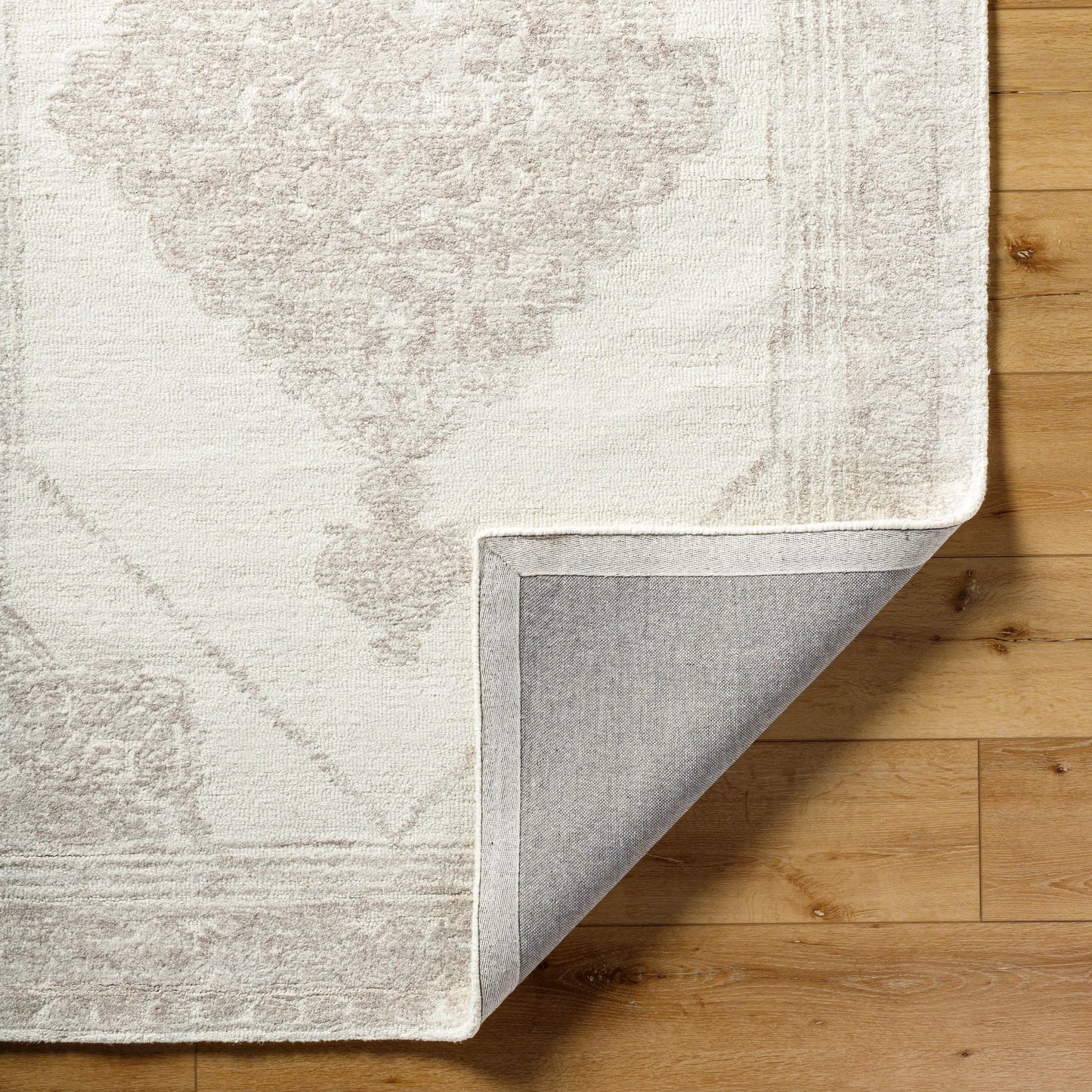 005 SI-2167603,SI-2167604,SI-2167605,SI-2167606,SI-2167607,SI-2167608 | Closeup | Rize Rug - 488531 by Livabliss in ivory, taupe, sandstone. Made from wool in a unique style.