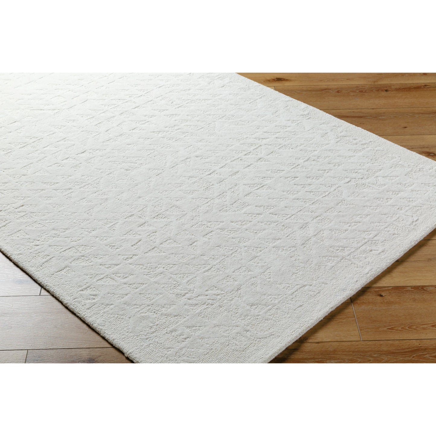 002 SI-2167627,SI-2167628,SI-2167629,SI-2167630,SI-2167631 | Closeup | Rize Rug - 488597 by Livabliss in ivory, pearl, alabaster. Made from wool in a unique style.