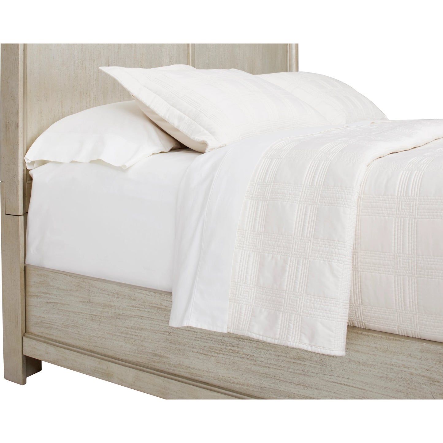 007 SI-1946517,SI-1946518 | Additional Silo | Morrissey Cashin Panel Bed by A.R.T. Furniture in silver and bezel. Made from parawood solids, primavera veneers in a transitional style.