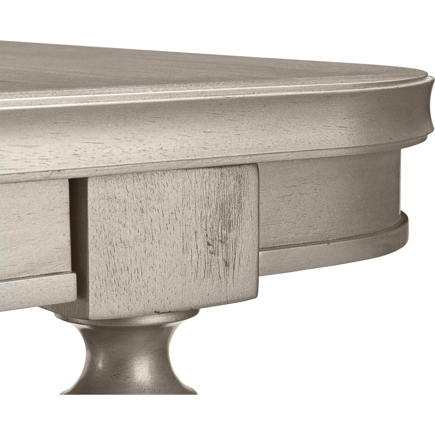 004 SI-1946525 | Additional Silo | Morrissey Oldham Extendable Dining Table by A.R.T. Furniture in silver and bezel. Made from parawood solids, primavera veneers in a transitional style.