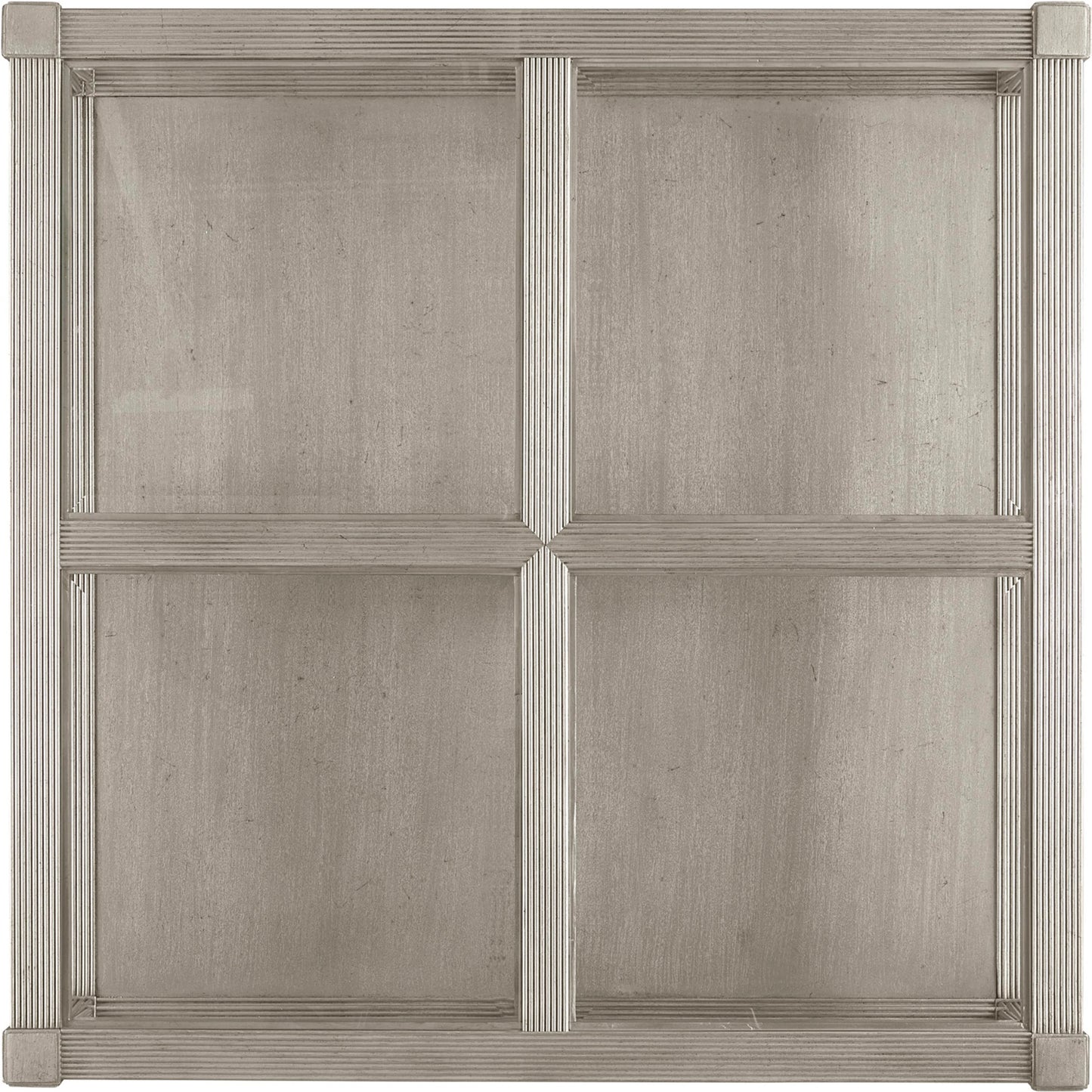005 SI-1946530 | Additional Silo | Morrissey Ellman Cocktail Table by A.R.T. Furniture in silver and bezel. Made from parawood solids, primavera veneers, glass, metal in a modern style.