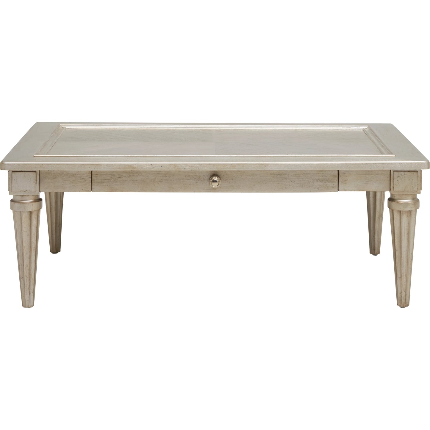 002 SI-1946529 | Additional Silo | Morrissey Kirke Cocktail Table by A.R.T. Furniture in silver and bezel. Made from parawood solids, primavera veneers in a transitional style.