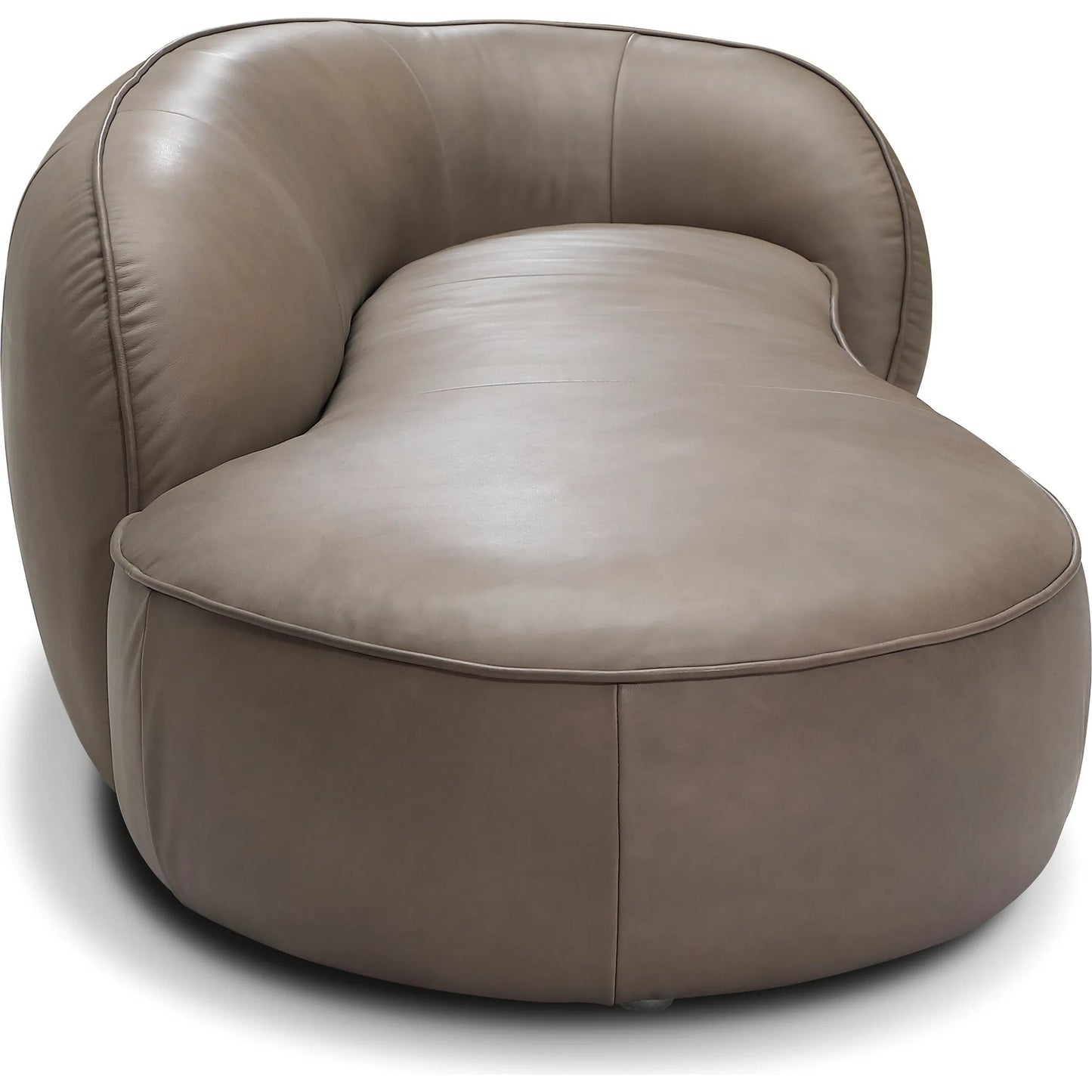 004 SI-2448922 | Additional Silo | Nuvola Sofa by Zentique in grey leather. Made from top grain leather in a unique style.