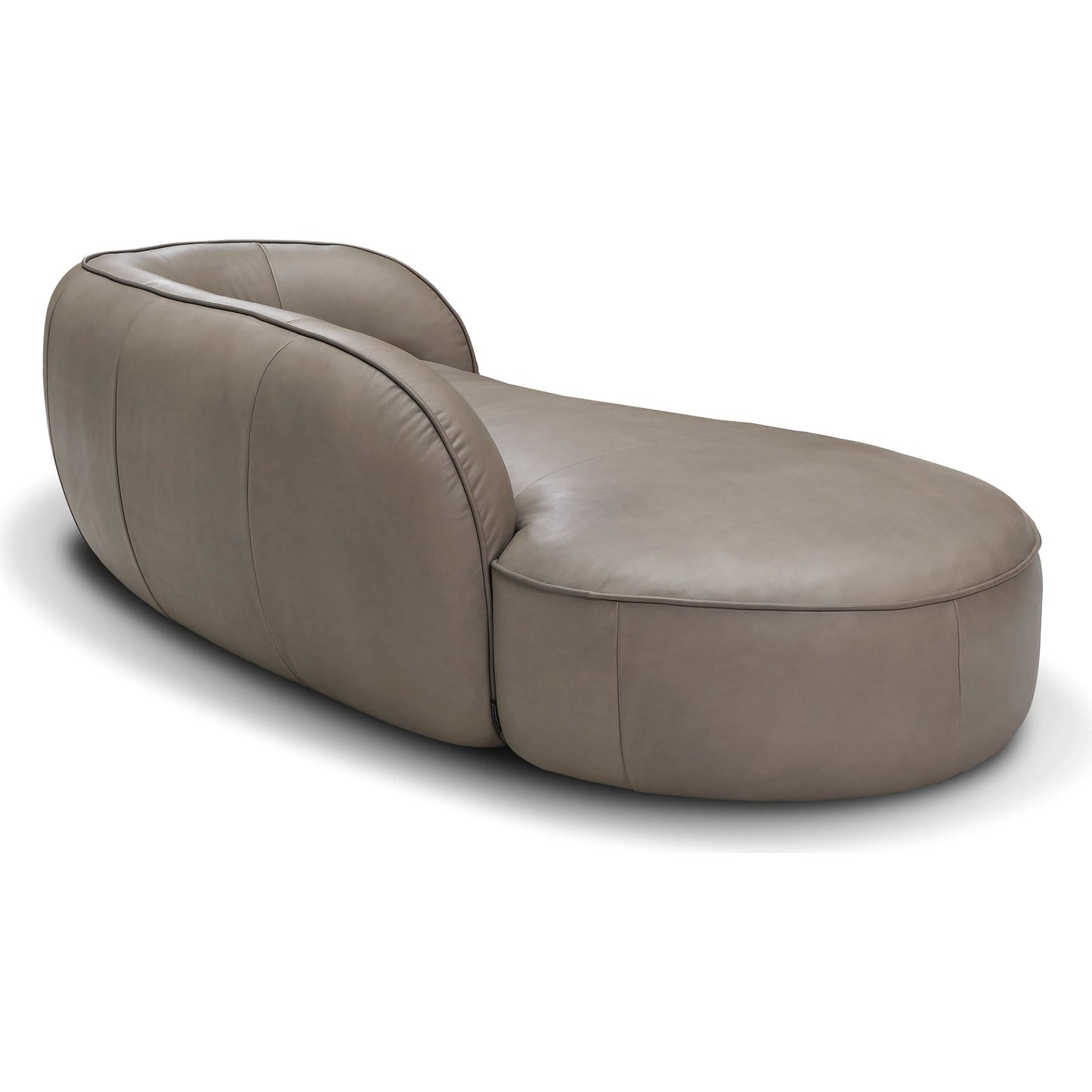 005 SI-2448922 | Additional Silo | Nuvola Sofa by Zentique in grey leather. Made from top grain leather in a unique style.