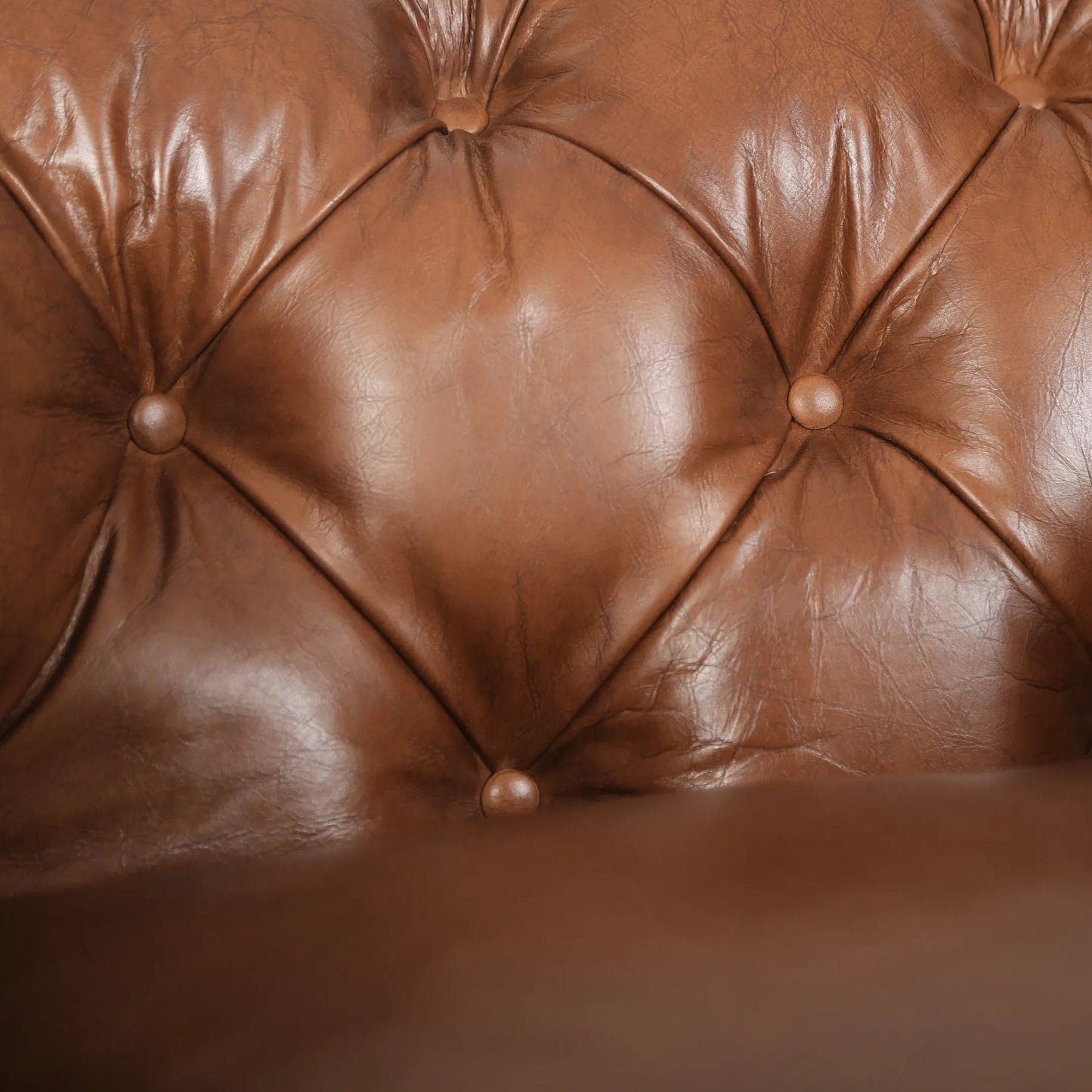 005 SI-2448712 | Additional Silo | Arthur Arm Chair by Zentique in dark brown rubberwood, rust orange leather. Made from top grain leather in a unique style.