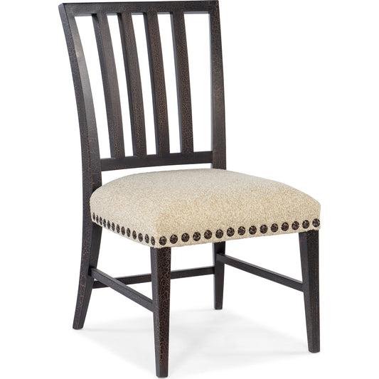 Big Sky Side Chair (Set of 2) by Hooker Furniture in beige. Made from wood, fabric, nailheads in a transitional style.