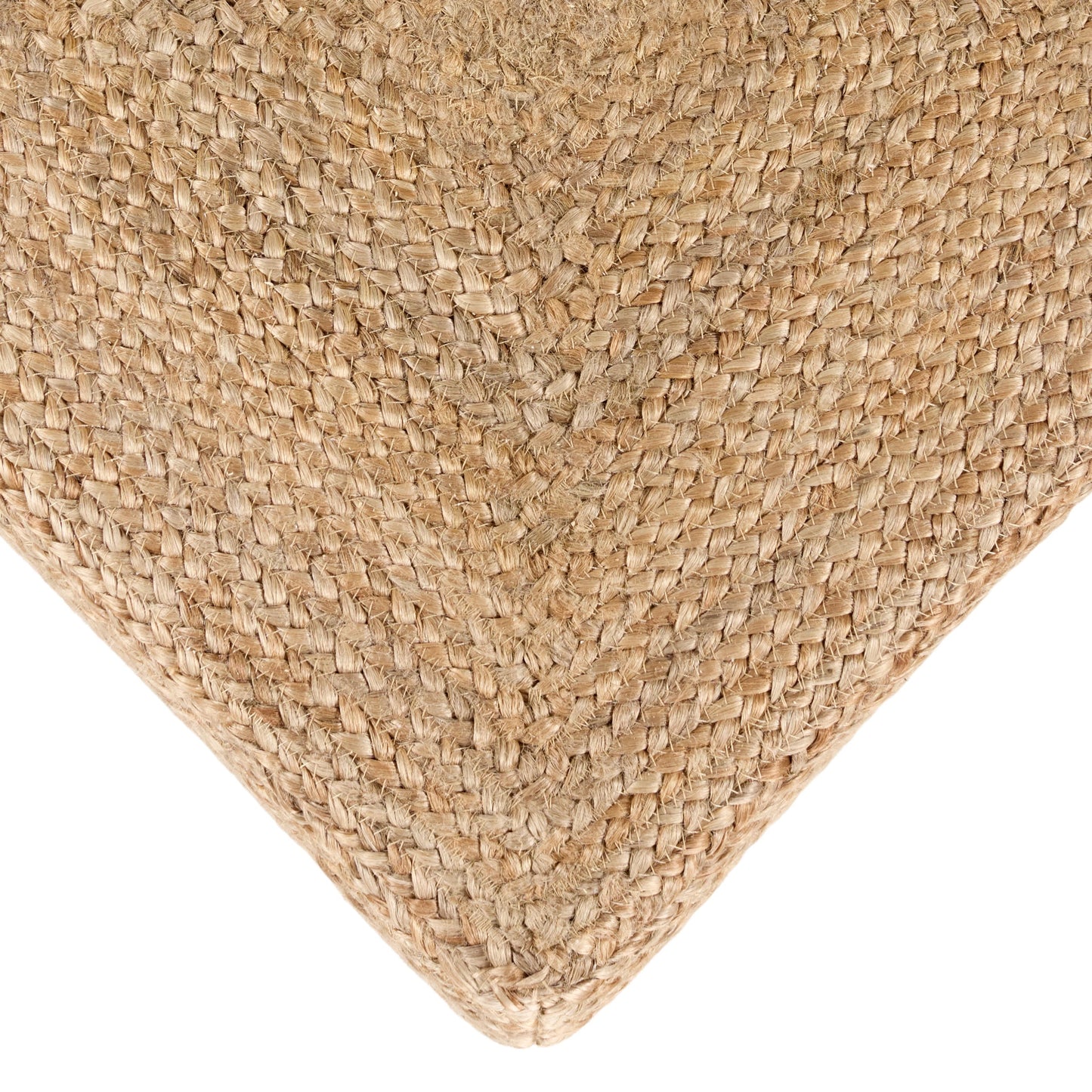 002 SI-2077393 | Closeup | Saba Sienna Square Stool by Jaipur Living in tan, beige. Made from 100% jute fiber in a unique style.