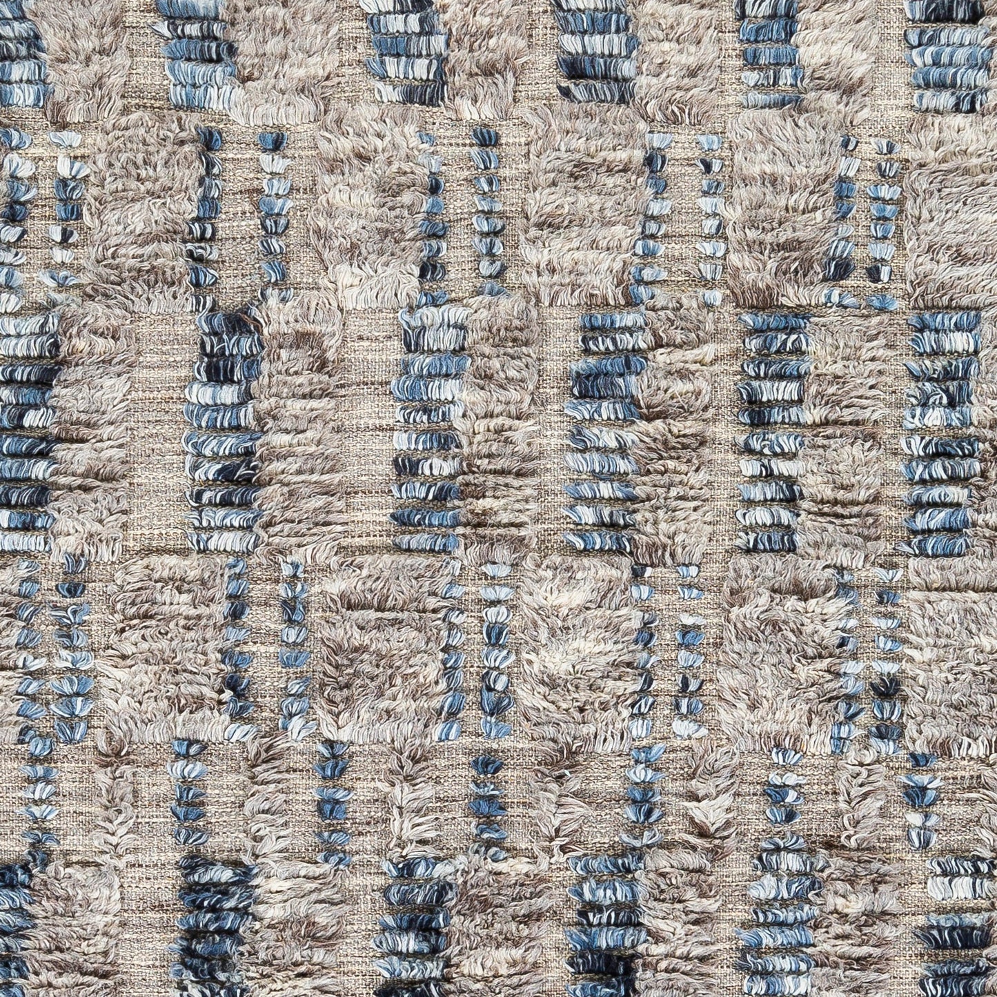 008 SR-882828,SR-882829,SR-882830,SR-882831,SR-882832 | Closeup | Sahara SAH-2308 Rug by Surya in gray, cream, charcoal, dark brown, navy, blue. Made from 100% wool in a unique style.