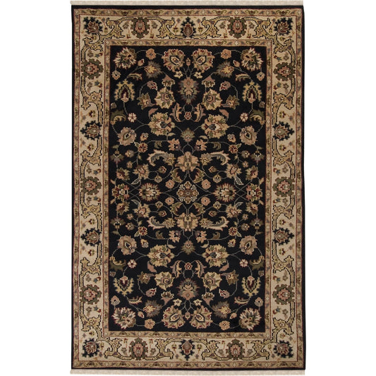 Adana Rug - 8579 by Surya in black. Made from face: 100% new zealand wool in a unique style.