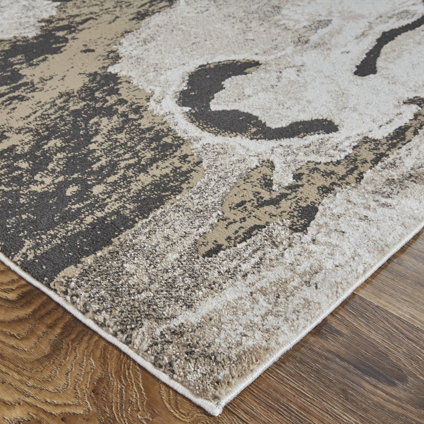 011 SI-1830144,SI-1830147,SI-1830150,SI-1830152 | Closeup | Vancouver Transitional Rug - 39FGF by Feizy in ivory, brown, taupe. Made from polypropylene, polyester in a unique style.