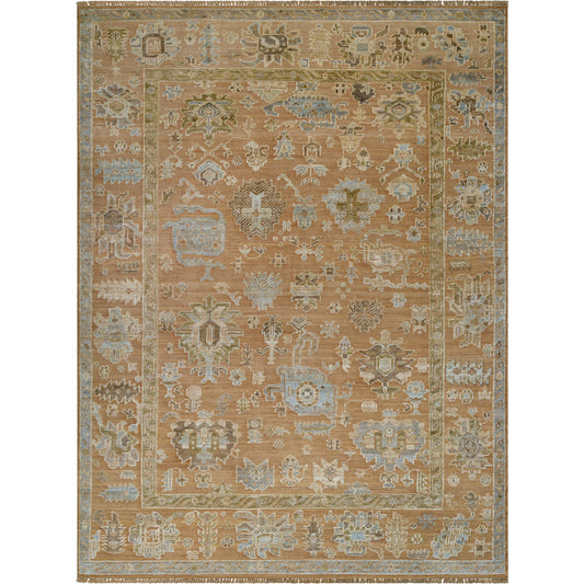 001 SI-2164217,SI-2164218,SI-2164220 | Primary Silo | Sinclair SCC-2302 Rug by Surya in terracotta, sage, sky blue, sandstone, olive green. Made from wool in a unique style.