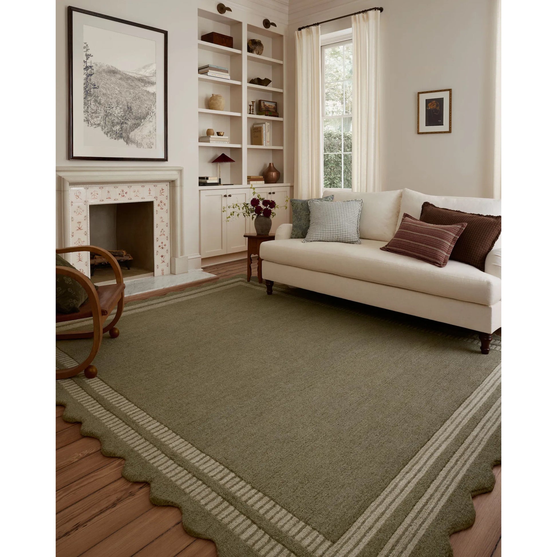 Scottie SCO-01 Rug by Chris Loves Julia x Loloi. Made from 100% wool in a unique style.