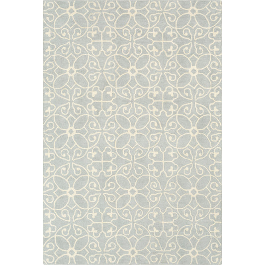 SCT-1013 Rug by Surya in slate, cream. Made from 100% wool in a unique style.