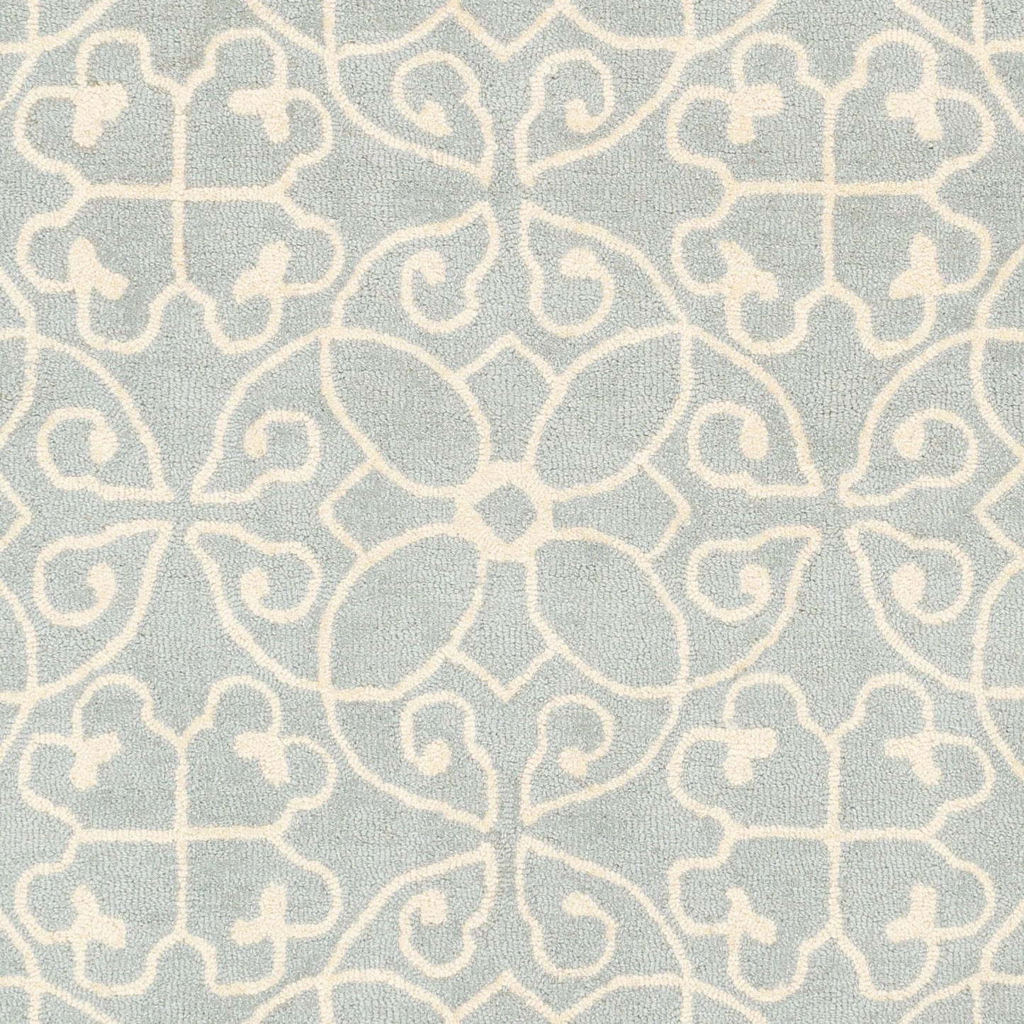 006 99687-31505,99687-41478 | Closeup | SCT-1013 Rug by Surya in slate, cream. Made from 100% wool in a unique style.