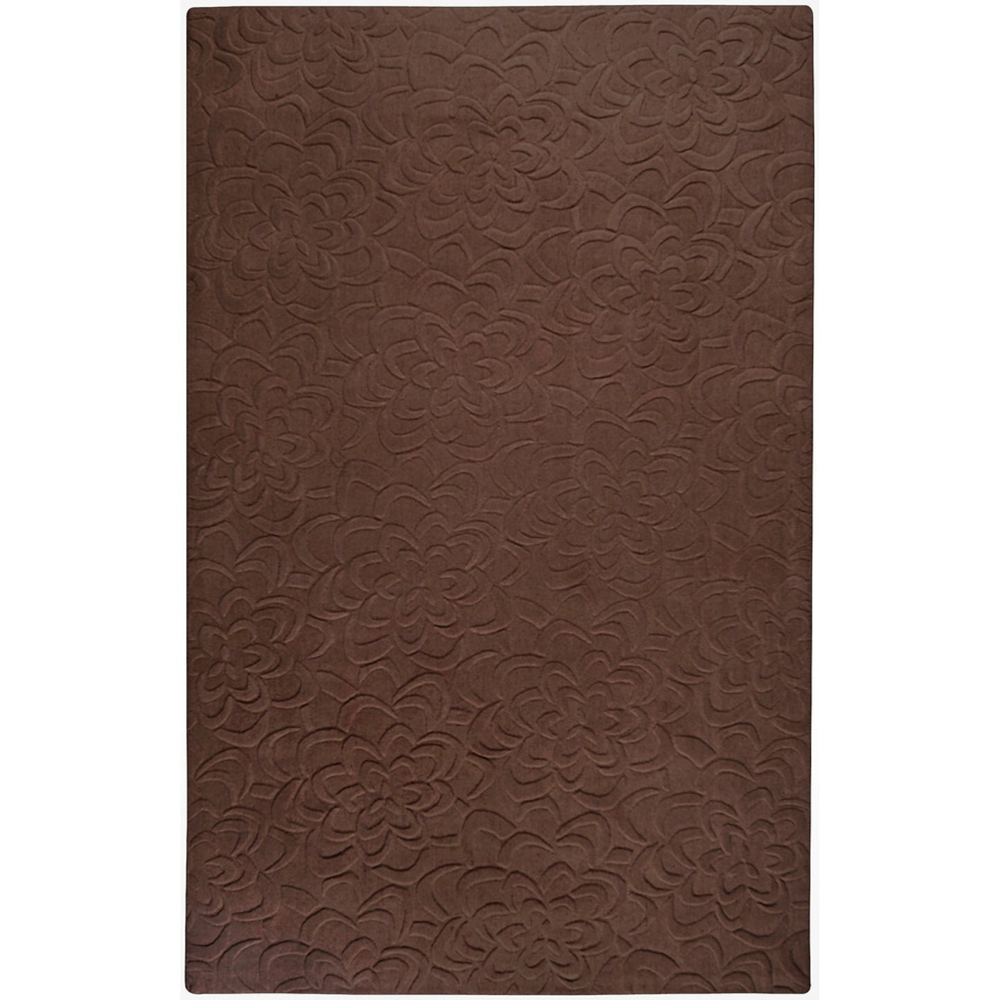 001 18481-9827 | Primary Silo | Sculpture Rug - 230 by Surya in dark brown. Made from 100% wool in a unique style.