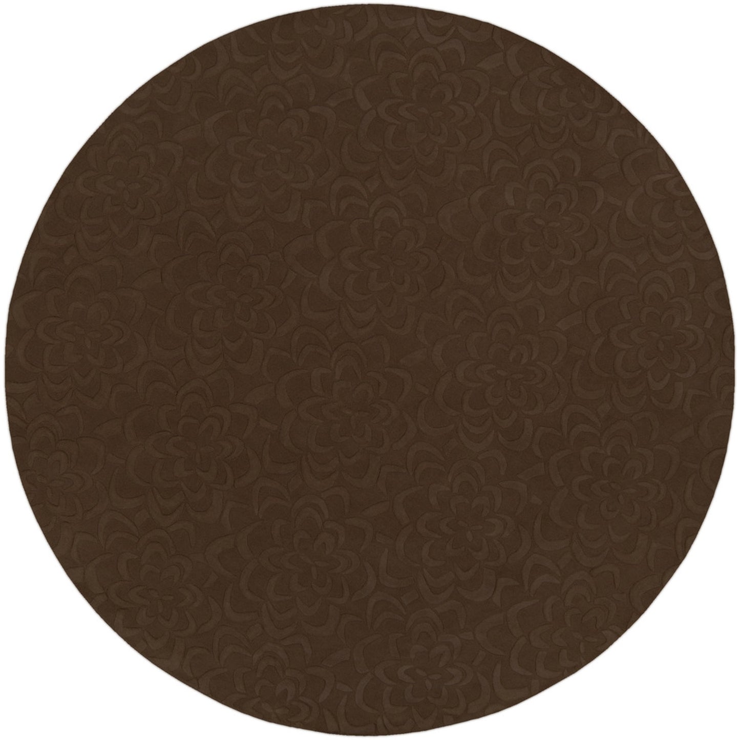 002 18481-9827 | Additional Silo | Sculpture Rug - 230 by Surya in dark brown. Made from 100% wool in a unique style.