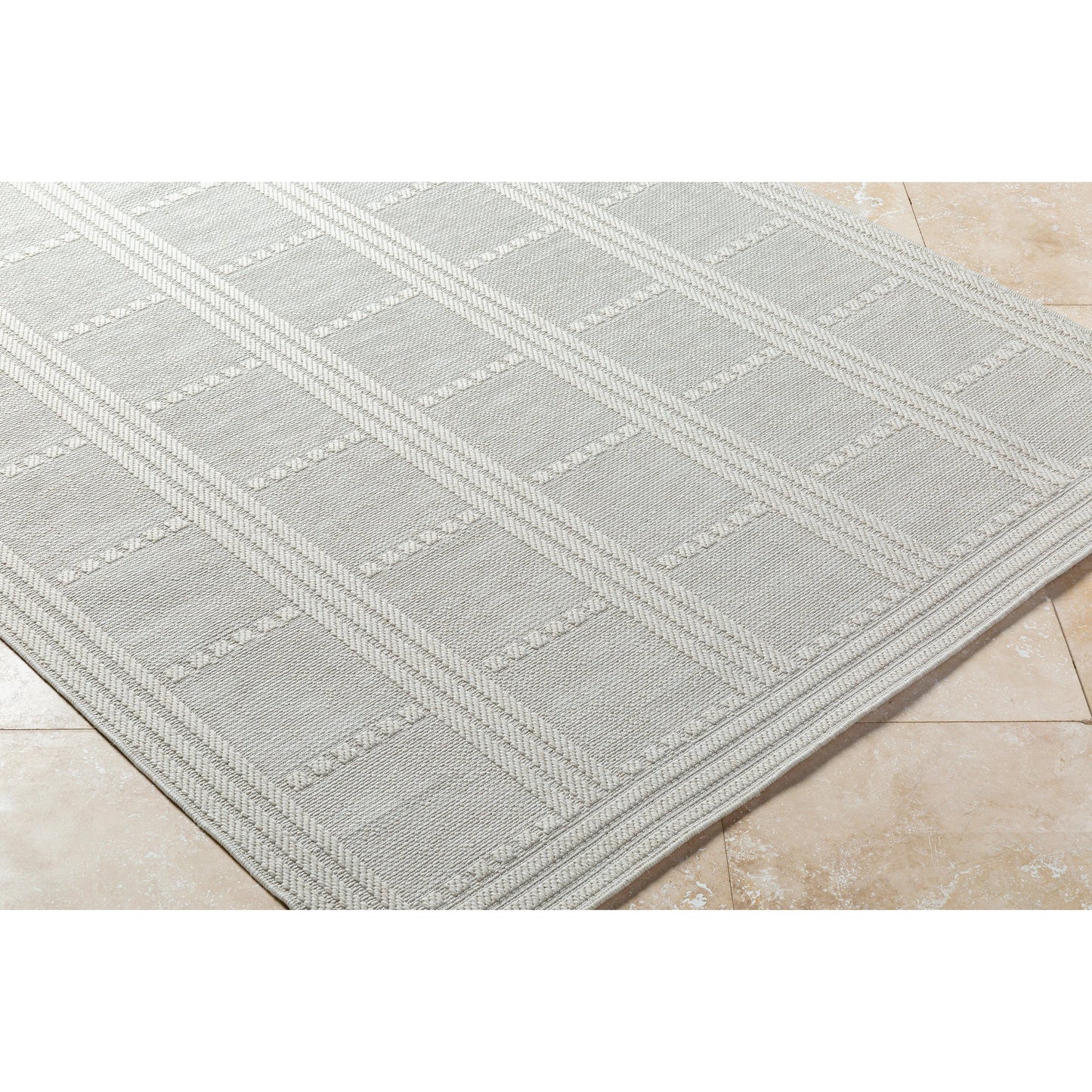 003 SI-2167923,SI-2167924,SI-2167925 | Closeup | Sandra Rug - 529705 by Livabliss in light silver, silver. Made from polypropylene in a unique style.