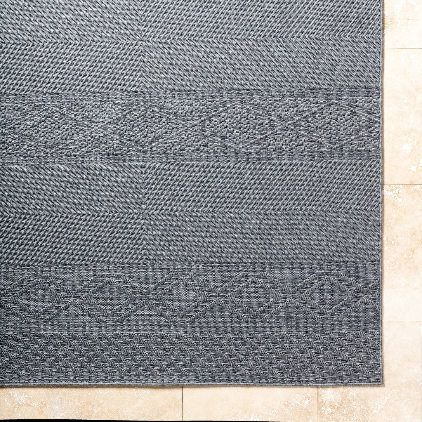 006 SI-2167986,SI-2167987,SI-2167988 | Closeup | Sandra Rug - 529825 by Livabliss in nickel, lunar green. Made from polypropylene in a unique style.