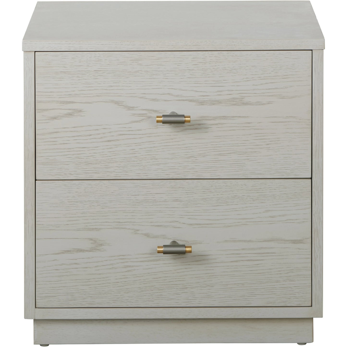 003 SI-2130633 | Primary Silo | Zest 2-Drawer Nightstand by Zest in bleached oak. Made from mdf, particle board in a modern style.