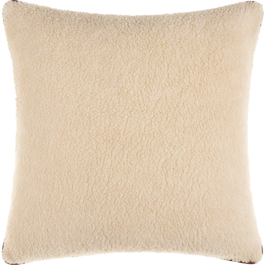 Shepherd Pillow - 36241 by Surya in cream, brown. Made from 100% polyester, 100% cotton in a unique style.