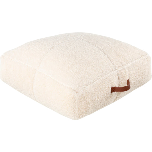 Shepherd Pillow - 30015 by Surya in cream, brown. Made from front: 100% polyester, back: 100% cotton, fill: polyester, polyfill in a modern style.
