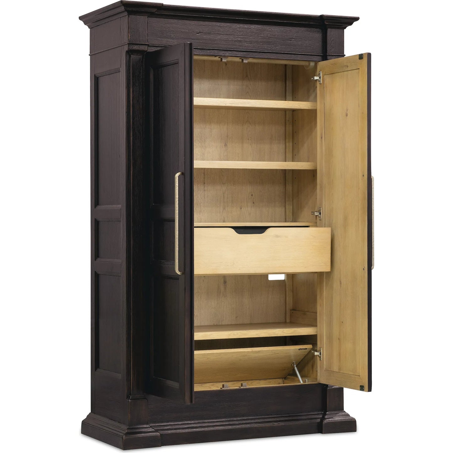 005 SI-2458502 | Additional Silo | Driftwood Wardrobe by Hooker Furniture. Made from unique in a transitional style.