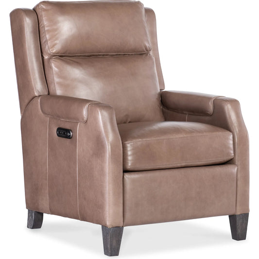 Nelson Power Recliner with Power Headrest by Hooker Furniture in dark wood. Made from unique in a traditional style.