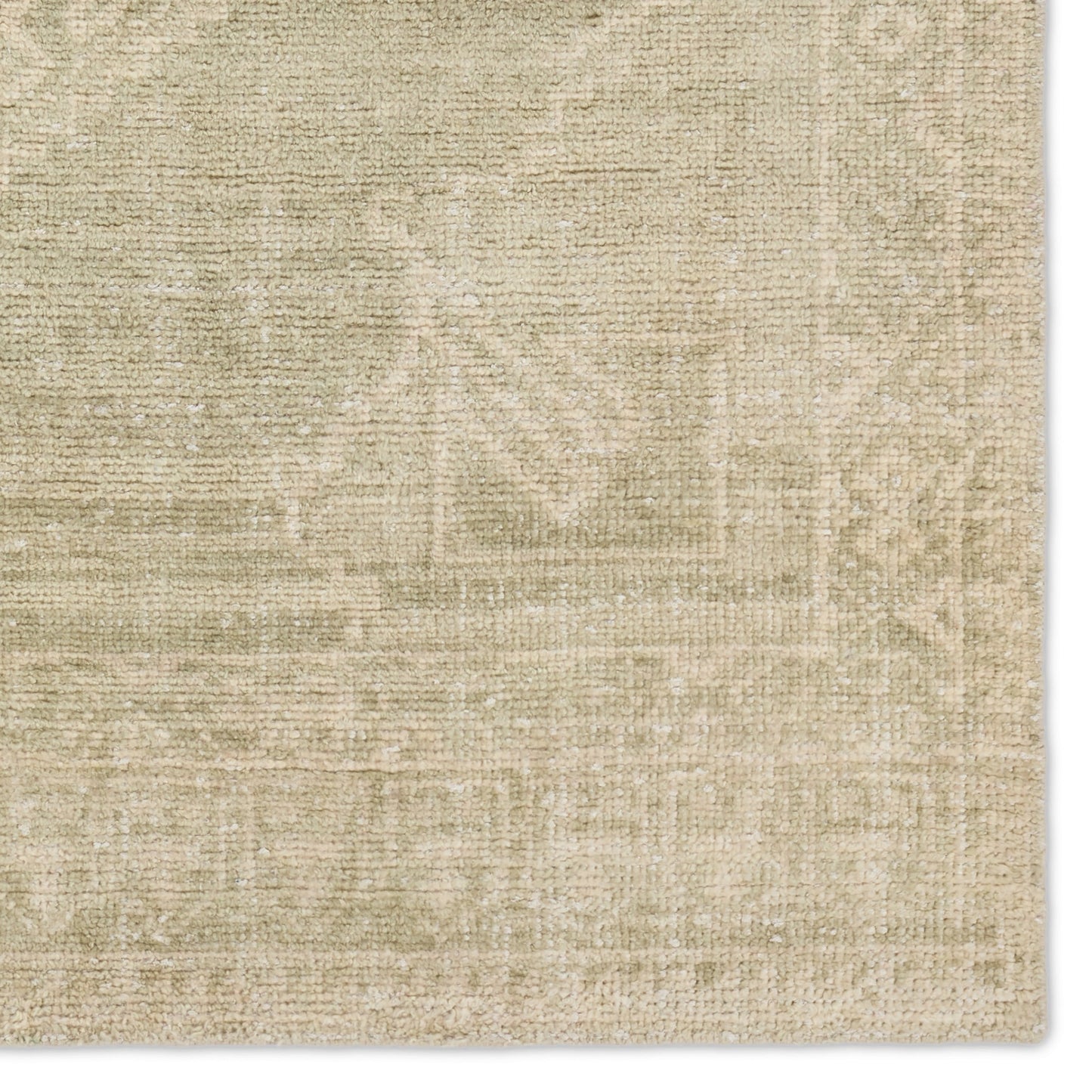 004 SI-2123749,SI-2123750,SI-2123751,SI-2123752 | Closeup | Sevak Rug - SEV08 by Jaipur Living in gren, cream. Made from 100% wool in a unique style.