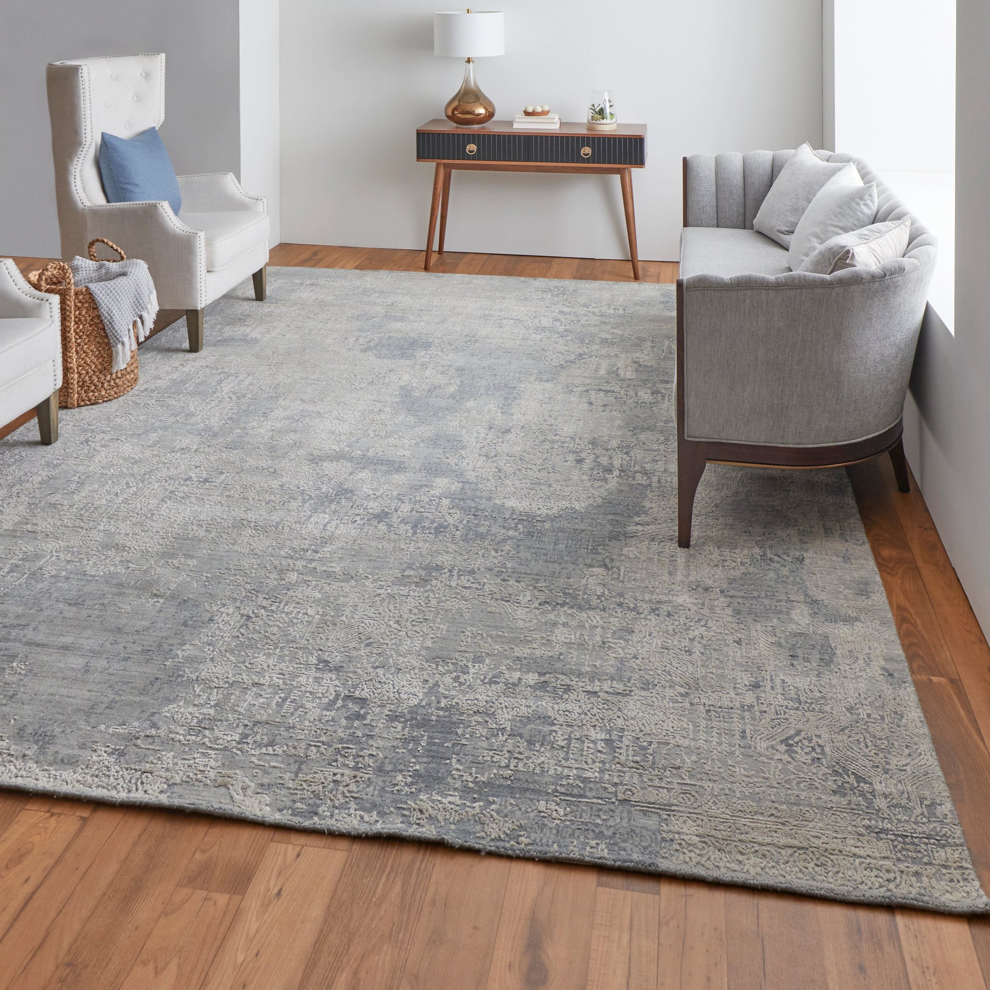 Eastfield Rug - 6989F by Feizy. Made from wool, viscose in a unique style.